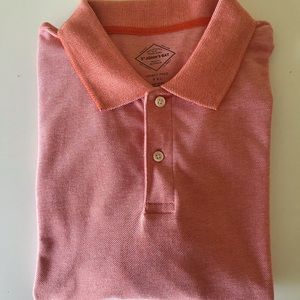 St. John’s Bay collar tee in salmon color